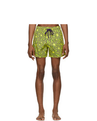 Vilebrequin Yellow Oursinade Moorise Swim Shorts