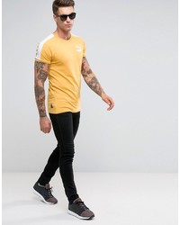 Puma Muscle Fit T Shirt In Yellow To Asos
