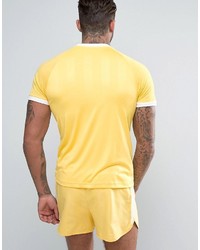 adidas Originals Retro California T Shirt In Yellow Cf5305
