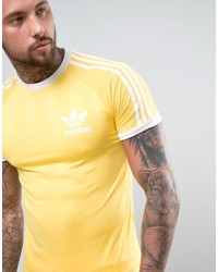 adidas Originals Retro California T Shirt In Yellow Cf5305