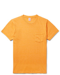Velva Sheen Slim Fit Mlange Cotton Blend Jersey T Shirt
