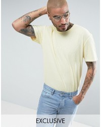 Puma Waffle Oversized T Shirt In Yellow To Asos