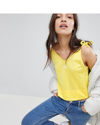 adidas Originals Fashion League Strappy Tank Top In Yellow