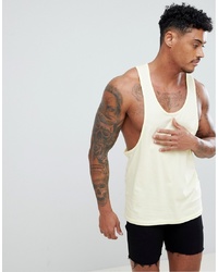 ASOS DESIGN Vest With Extreme Racer Back In Yellow
