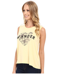 Life is Good Wander Heart With Palms Muscle Tee