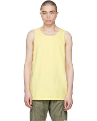 John Elliott Yellow Rugby Tank Top