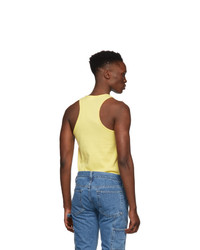 Helmut Lang Yellow Stacked Tank Top