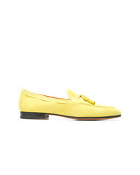 Yellow Tassel Loafers