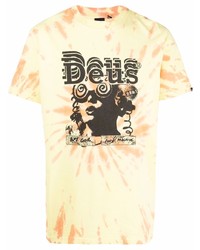 Deus Ex Machina Graphic Print Tie Dye T Shirt