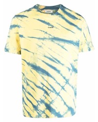 Sandro Tie Dye Print Cotton T Shirt
