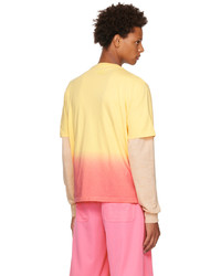 Lanvin Yellow Wave T Shirt