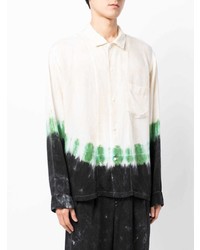 Toga Virilis Tie Dye Print Oversize Shirt
