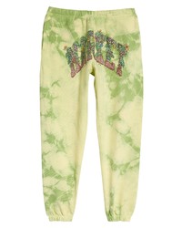 Yellow Tie-Dye Sweatpants