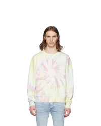 Amiri Multicolor Tie Dye Hippie Sweatshirt