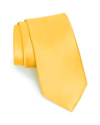 Nordstrom Woven Silk Tie Yellow Regular