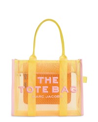 Marc Jacobs The Large Traveler Mesh Tote In Yellow Multi At Nordstrom