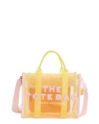 Marc Jacobs The Small Traveler Mesh Tote In Yellow Multi At Nordstrom