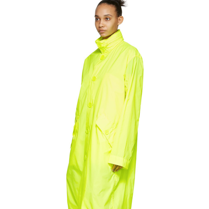 Opening Ceremony Yellow Hooded Trench Coat, $115 | SSENSE | Lookastic