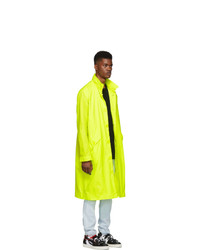 Opening Ceremony Yellow Hooded Trench Coat