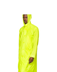 Opening Ceremony Yellow Hooded Trench Coat
