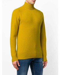 Drumohr Roll Neck Fitted Sweater