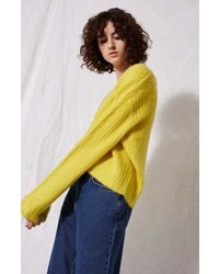 Topshop Boutique V Neck Rib Sweater