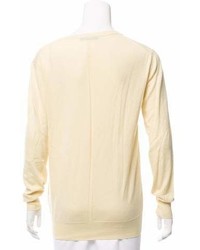 The Row Cashmere V Neck Sweater
