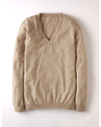 Boden Cashmere V Neck Sweater