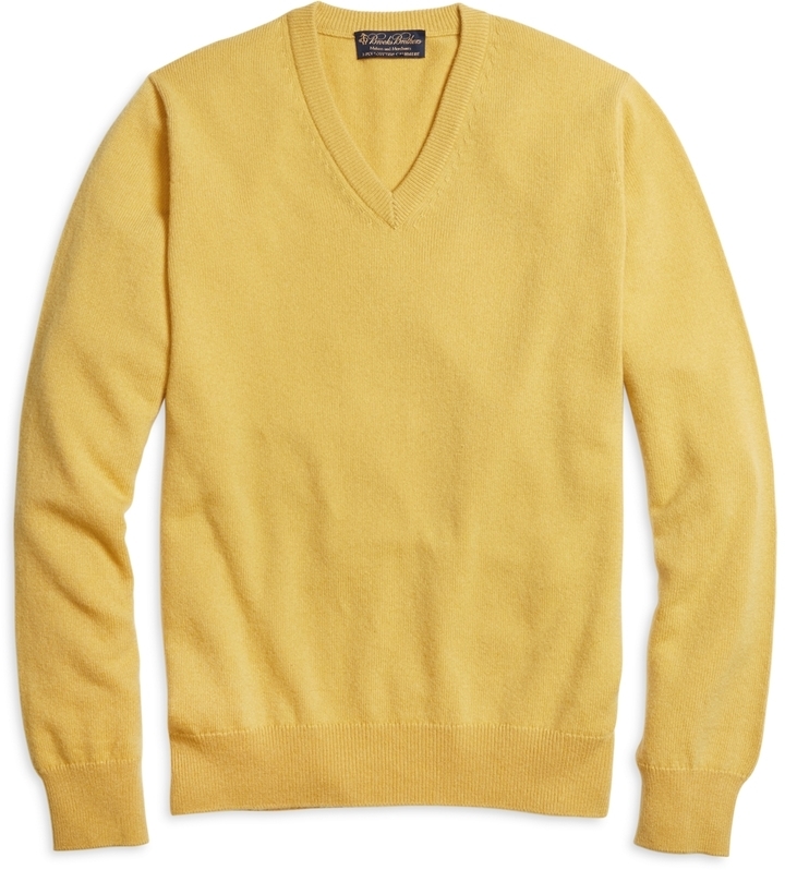 Brooks Brothers Cashmere V Neck Sweater | Where to buy & how to wear