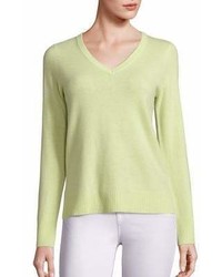 Saks Fifth Avenue Collection Basic Cashmere V Neck Sweater