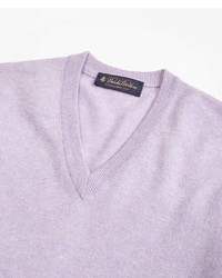 Brooks Brothers Silk And Cashmere V Neck Sweater