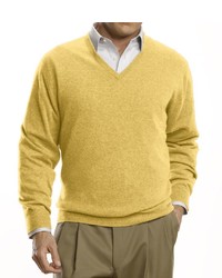 Traveler Cashmere V Neck Sweater