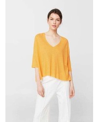 Mango V Neckline Sweater