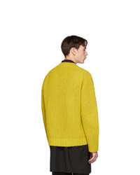 Paul Smith Yellow Oversized Chunky Sweater