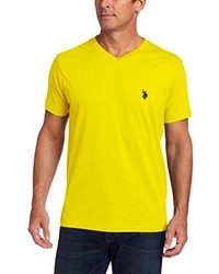 U.S. Polo Assn. Short Sleeve Solid V Neck T Shirt