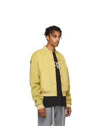 Fear Of God Yellow Suede Sixth Collection Varsity Jacket