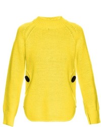 Yellow Velvet Sweater