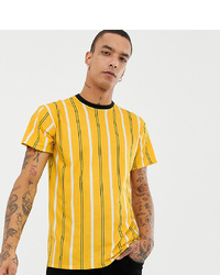 Milk It Vintage Stripe T Shirt In Yellow Co Ord