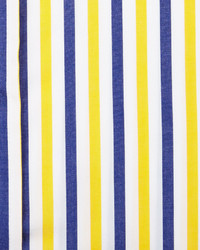 English Laundry Striped Long Sleeve Dress Shirt Yellownavy