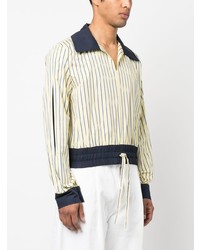 BLUEMARBLE Striped Drawstring Waist Shirt