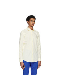 Hugo Yellow And White Kason Shirt