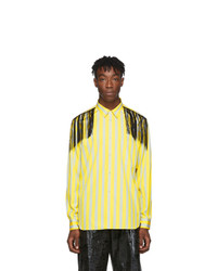 Comme Des Garcons Homme Plus Yellow Fringed Shirt
