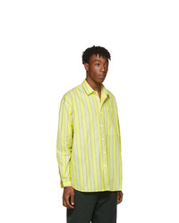 Sunnei Yellow Stripes Shirt