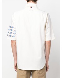 Thom Browne Short Sleeved Pinstripe Shirt