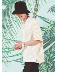 Blank Unisex Resort Stripe Shirt Yl