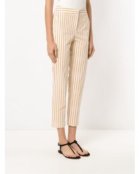 Egrey Striped Skinny Trousers
