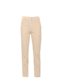 Egrey Striped Skinny Trousers