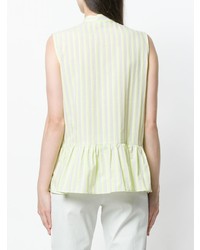 Ps By Paul Smith Sleeveless Stripe Blouse