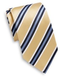 Saks Fifth Avenue Repp Stripe Silk Tie