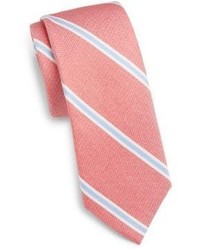 Saks Fifth Avenue Striped Cotton Silk Tie
